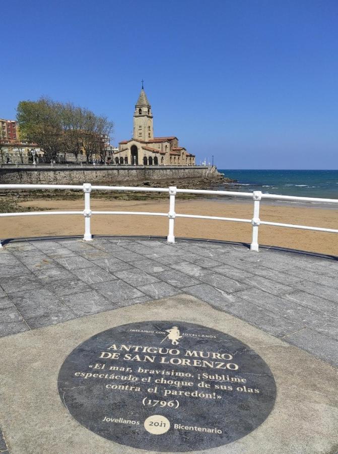Ferienwohnung La Llariega De Argandona- Parking Privado Gratuito Gijón Exterior foto